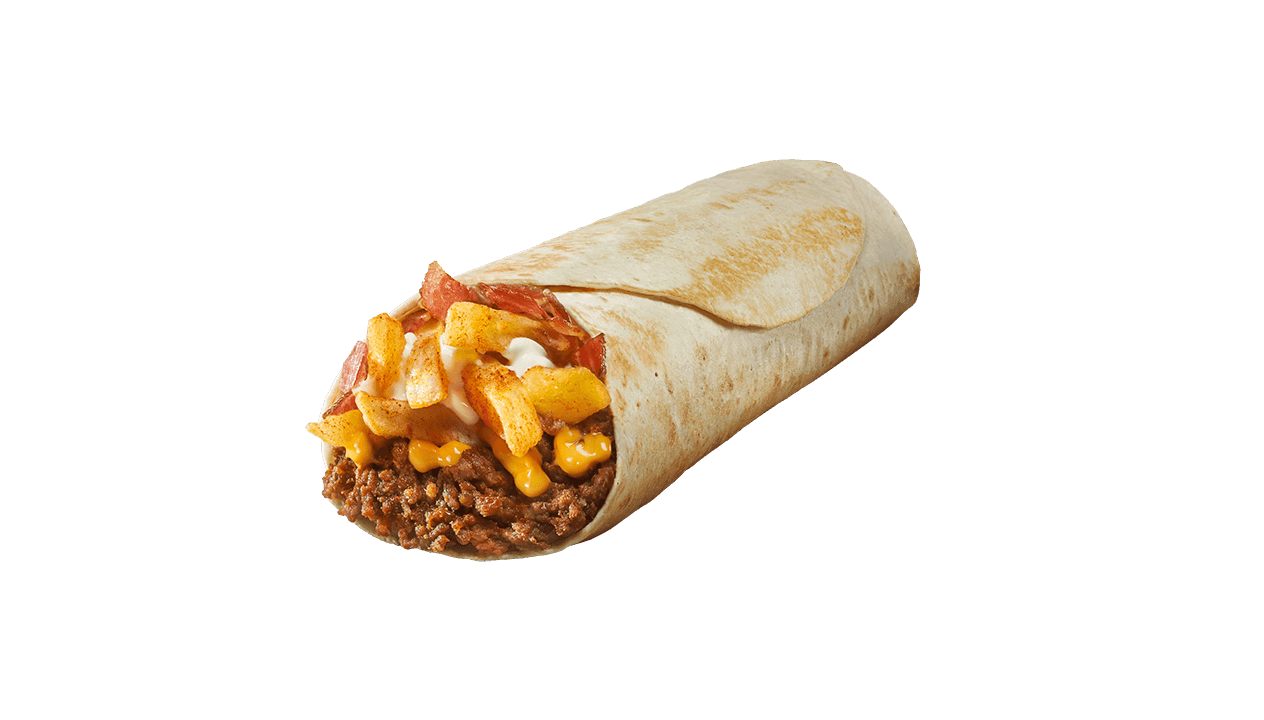 Cheesy Bacon Fries Burrito